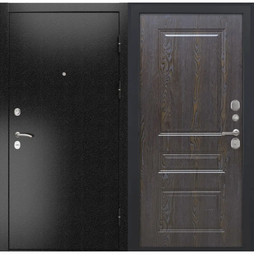 Входная дверь Luxor - 3б - ФЛ-701 (10мм, Дуб шоколад)