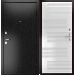 Входная дверь Luxor - 3б - ФЛ-185 (10мм, ПВХ Ясень белый)