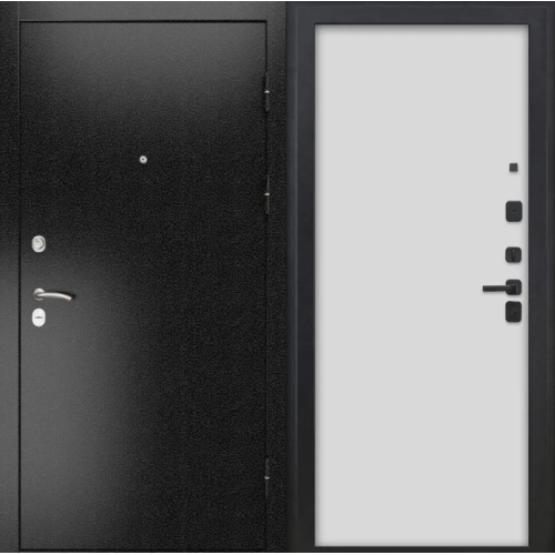 Входная дверь Luxor - 3б - Гладкая Белый матовый