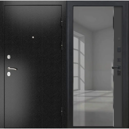 Входная дверь Luxor - 3б - ФЛЗ-618 Черный кварц