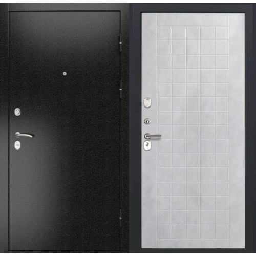 Входная дверь Luxor - 3б - ФЛ-256 (10мм, Бетон снежный)