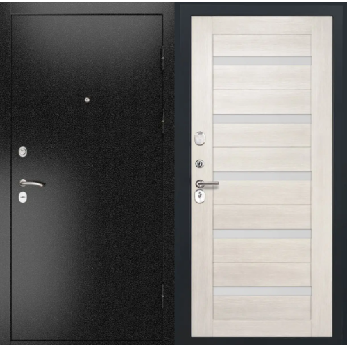 Входная дверь Luxor - 3б - СБ-1 (ст. белое, 16мм, Беленый дуб)