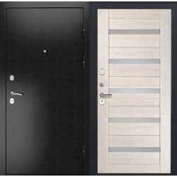 Входная дверь Luxor - 3б - СБ-1 (ст. белое, 16мм, Капучино)