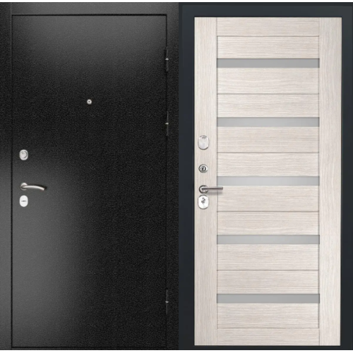 Входная дверь Luxor - 3б - СБ-1 (ст. белое, 16мм, Капучино)