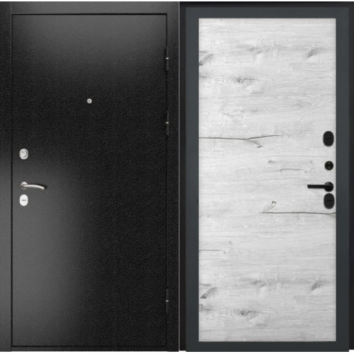 Входная дверь Luxor - 3б - Без фрезеровки Дуб арктик горизонт