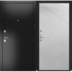 Входная дверь Luxor - 3б - ФЛ-291 (Лине, 10мм, Белый софт)