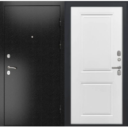 Входная дверь Luxor - 3б - ФЛ-677 (10мм, Белый матовый)