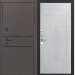 Входная дверь Luxor - 43 - ФЛ-256 (10мм, бетон снежный)