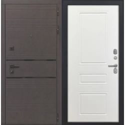 Входная дверь Luxor - 43 - ФЛ-707 (10мм, белый софт)