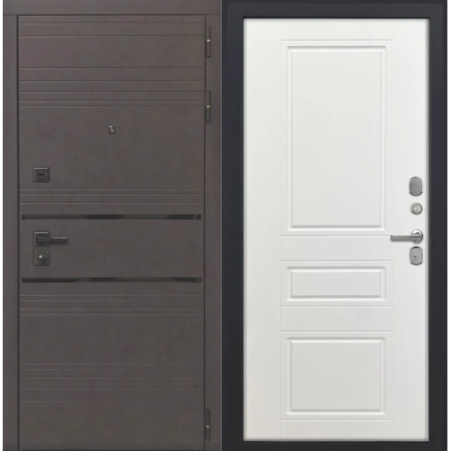 Входная дверь Luxor - 43 - ФЛ-707 (10мм, белый софт)