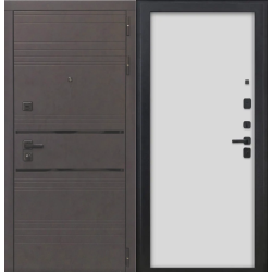 Входная дверь Luxor - 43 - Гладкая белый матовый