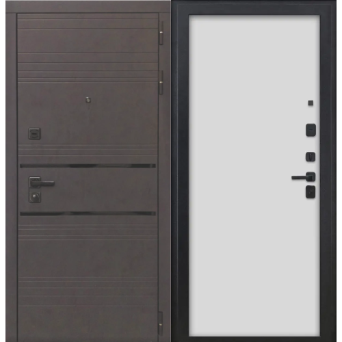 Входная дверь Luxor - 43 - Гладкая белый матовый