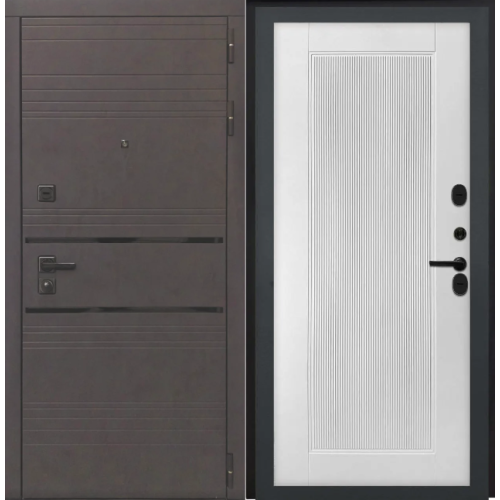 Входная дверь Luxor - 43 - ПВХ 10мм Астрод Велутто Бианцо