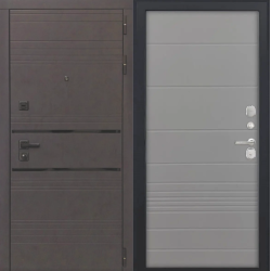 Входная дверь Luxor - 43 - ФЛ-700 (10мм, ясень грей)