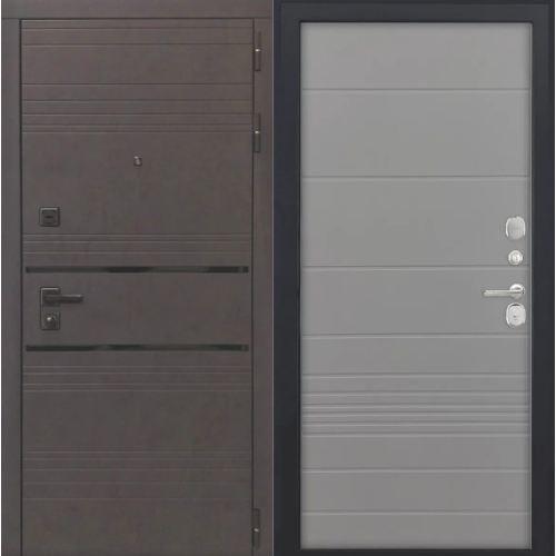 Входная дверь Luxor - 43 - ФЛ-700 (10мм, ясень грей)