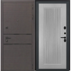 Входная дверь Luxor - 43 - ПВХ 10мм Астрод Велутто Григио