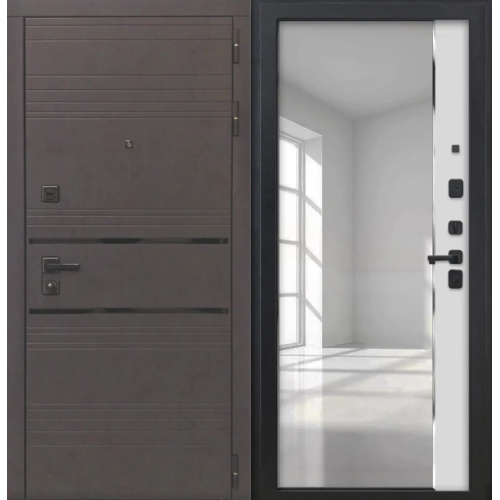 Входная дверь Luxor - 43 - ФЛЗ-618 белый матовый