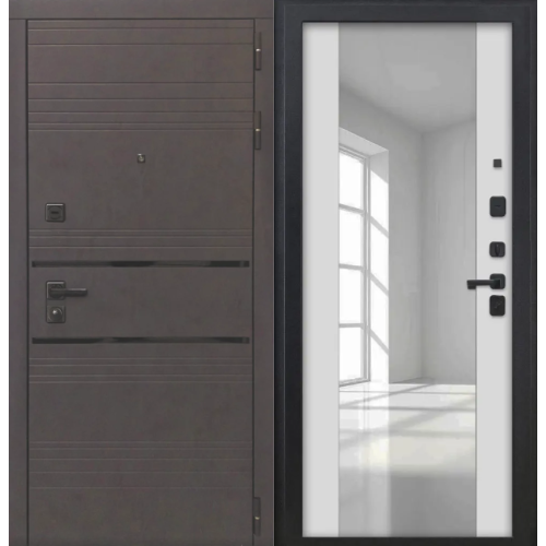 Входная дверь Luxor - 43 - ФЛЗ -1 белый матовый