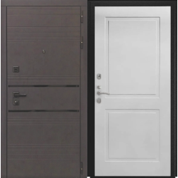 Входная дверь Luxor - 43 - ФЛ-609 (Л-52, 10мм, белый матовый)