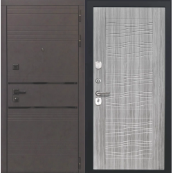 Входная дверь Luxor - 43 - ФЛ-259 (10мм, дуб с пилением)