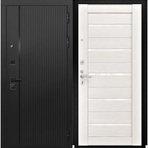 Входная дверь Luxor - 45 - СБ-1 (лак. белое, 16мм, беленый дуб)