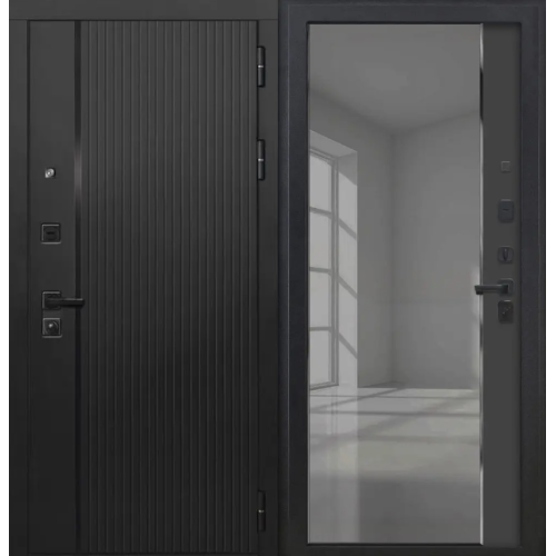 Входная дверь Luxor - 45 - ФЛЗ-618 Черный кварц