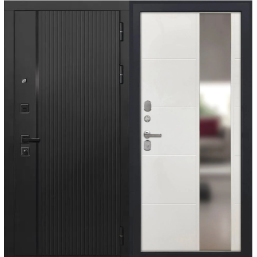 Входная дверь Luxor - 45 - ФЛЗ-649 Капучино (зеркало)