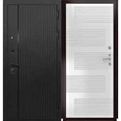 Входная дверь Luxor - 45 - ФЛ-185 (10мм, ПВХ Ясень белый)