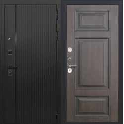 Входная дверь Luxor - 45 - ФЛ-659 (12мм, Нуссбаум+черная патина винорит)