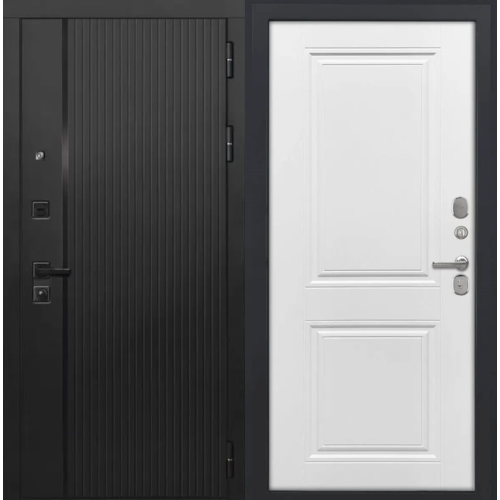 Входная дверь Luxor - 45 - ФЛ-677 (10мм, Белый матовый)