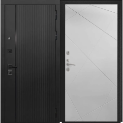 Входная дверь Luxor - 45 - ФЛ-291 (Лине, 10мм, Белый софт)