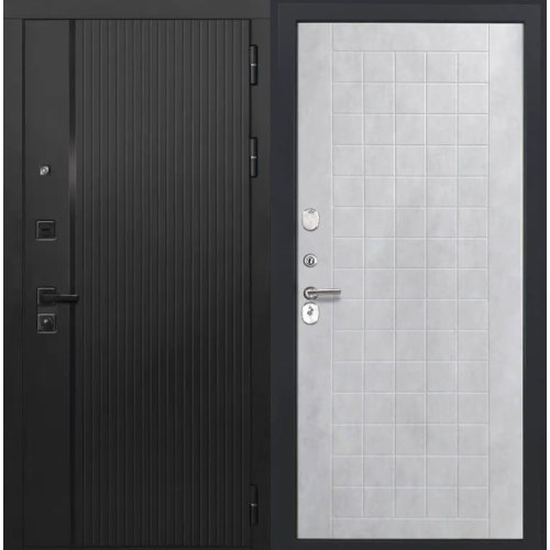 Входная дверь Luxor - 45 - ФЛ-256 (10мм, Бетон снежный)