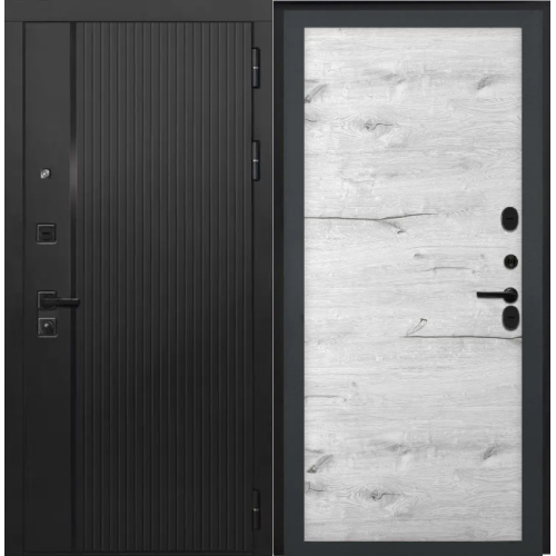 Входная дверь Luxor - 45 - Без фрезеровки Дуб арктик горизонт