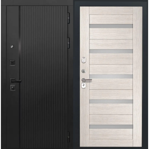 Входная дверь Luxor - 45 - СБ-1 (ст. белое, 16мм, капучино)