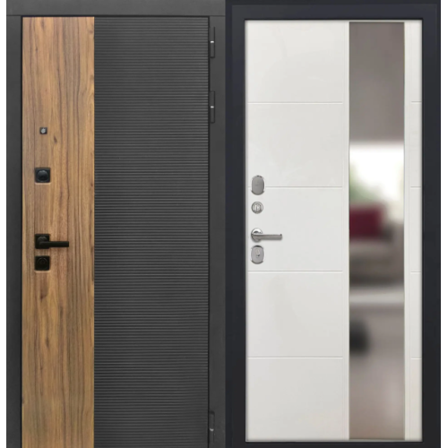 Входная дверь Luxor - 46 - ФЛЗ-649 Капучино (зеркало)