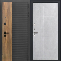 Входная дверь Luxor - 46 - ФЛ-256 (10мм, Бетон снежный)