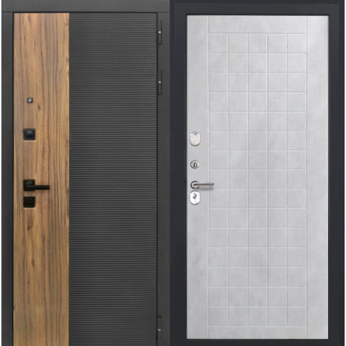 Входная дверь Luxor - 46 - ФЛ-256 (10мм, Бетон снежный)