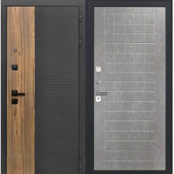 Входная дверь Luxor - 46 - ФЛ-256 (10мм, Бетон пепельный)