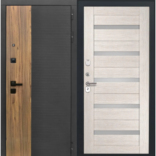 Входная дверь Luxor - 46 - СБ-1 (ст. белое, 16мм, Капучино)