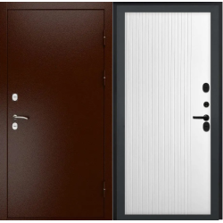 Входная дверь Luxor - медный антик - ФЛ-790 Веллуто бьянко