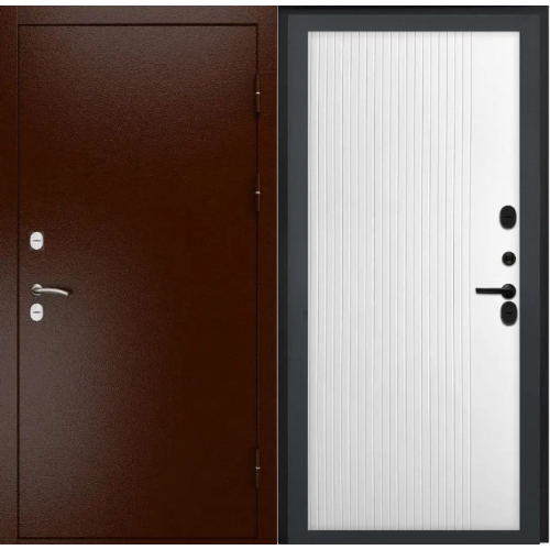 Входная дверь Luxor - медный антик - ФЛ-790 Веллуто бьянко