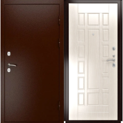 Входная дверь Luxor - медный антик - ФЛ 244 Беленый дуб