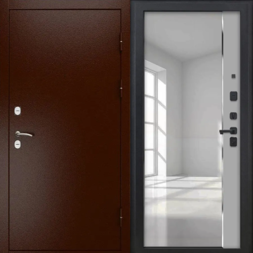 Входная дверь Luxor - медный антик - ФЛЗ-618 Шарли светлый