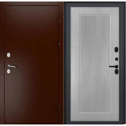 Входная дверь Luxor - медный антик - ПВХ 10мм Астрод веллуто гриджио