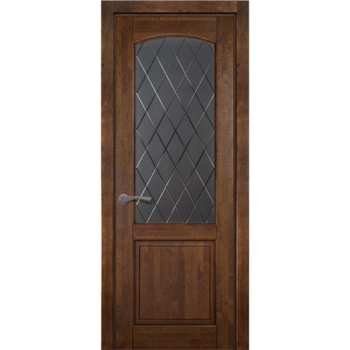 Межкомнатная дверь Массив ольхи Фоборг ДО (Античный орех)