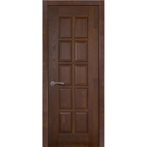 Межкомнатная дверь Массив ольхи Лондон ДГ (Античный орех)