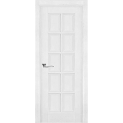Межкомнатная дверь Массив ольхи Лондон ДГ (Белый)