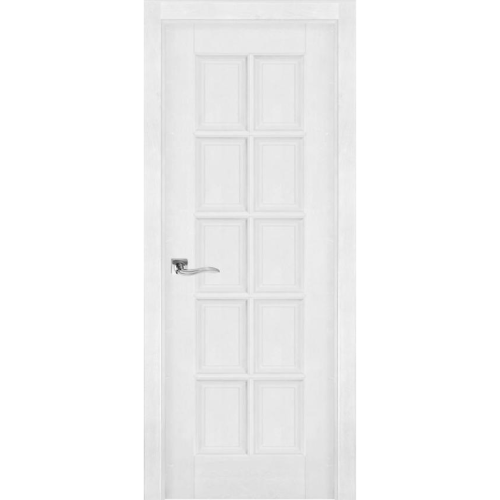 Межкомнатная дверь Массив ольхи Лондон ДГ (Белый)